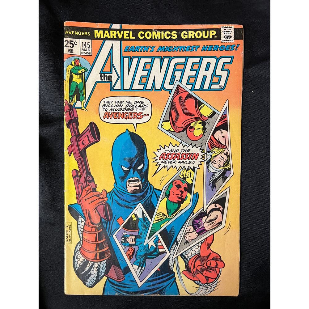 VINTAGE 1976 Marvel "AVENGERS" #145 - Graded VG/Uncommon by Comic App